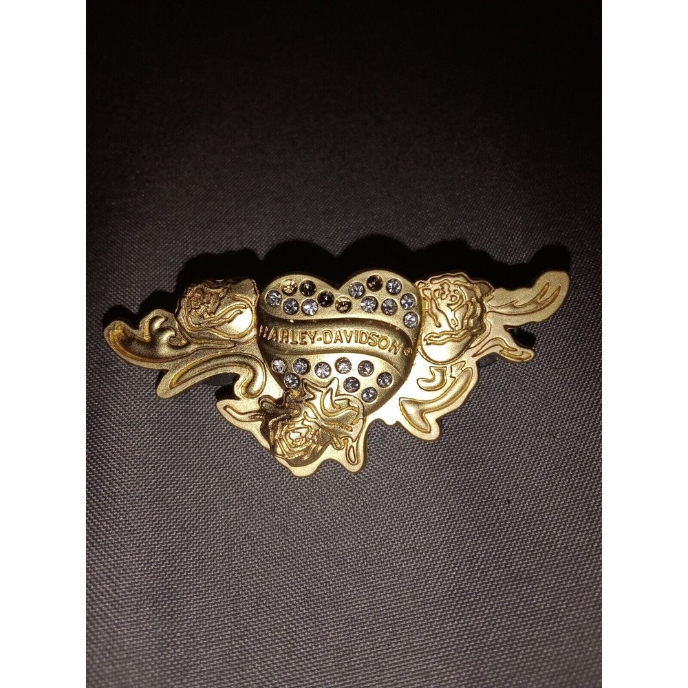 2013 Harley Davidson Motorcycle Golf Lapel Pin With Stones